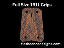 Load image into Gallery viewer, Zebrawood Full Sized 1911 Grips