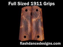 Load image into Gallery viewer, Full sized 1911 grips in koa
