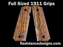 Load image into Gallery viewer, Full sized 1911 grips in bocote