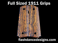 Load image into Gallery viewer, Full sized 1911 grips in bocote