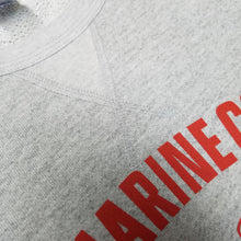 Load image into Gallery viewer, Reproduction of United States Marine Corps pre/WWII pt sweatshirt. 1936 USMC Eagle Globe and Anchor printed on a vintage cut French Terry sweat shirt. Made in the US this is a USMC licensed item.