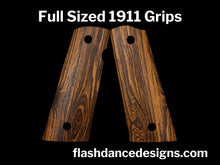 Load image into Gallery viewer, Bocote Full Sized 1911 Grips
