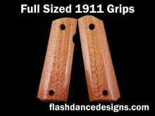 Load image into Gallery viewer, Silky oak full sized 1911 grips