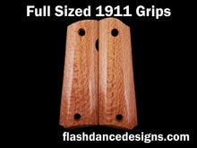 Load image into Gallery viewer, Silky oak full sized 1911 grips