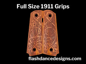 Bloodwood Full Sized 1911 Grips