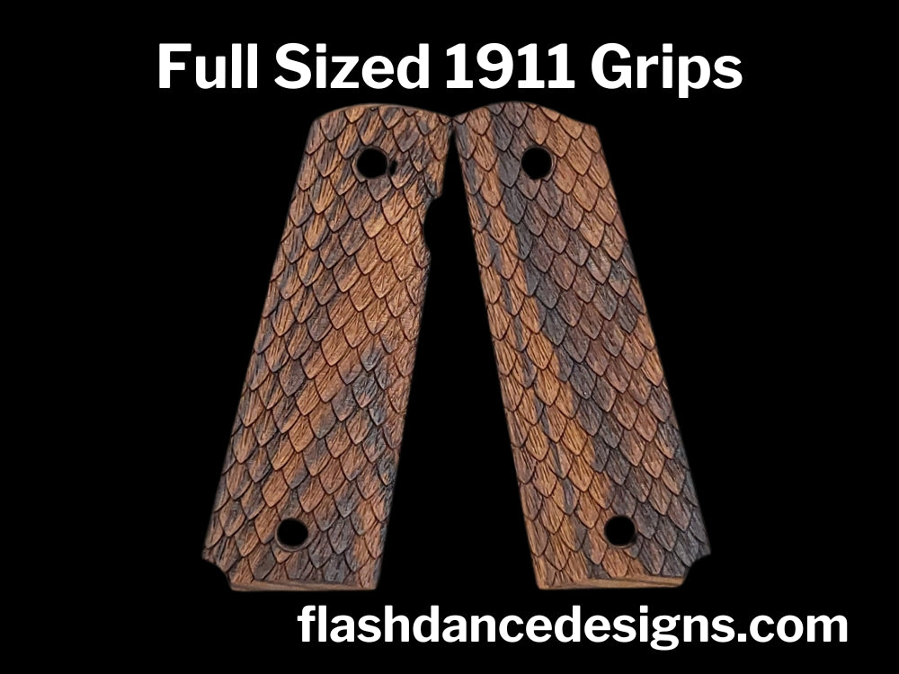 Zebrawood Full Sized 1911 Grips