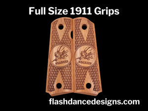 Caribbean Walnut Full Sized 1911 Grips