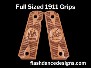 Caribbean Walnut Full Sized 1911 Grips