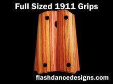 Load image into Gallery viewer, Tulipwood full sized 1911 grips
