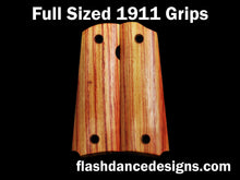 Load image into Gallery viewer, Tulipwood full sized 1911 grips

