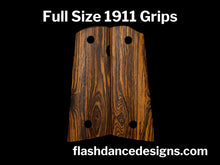 Load image into Gallery viewer, Bocote Full Sized 1911 Grips
